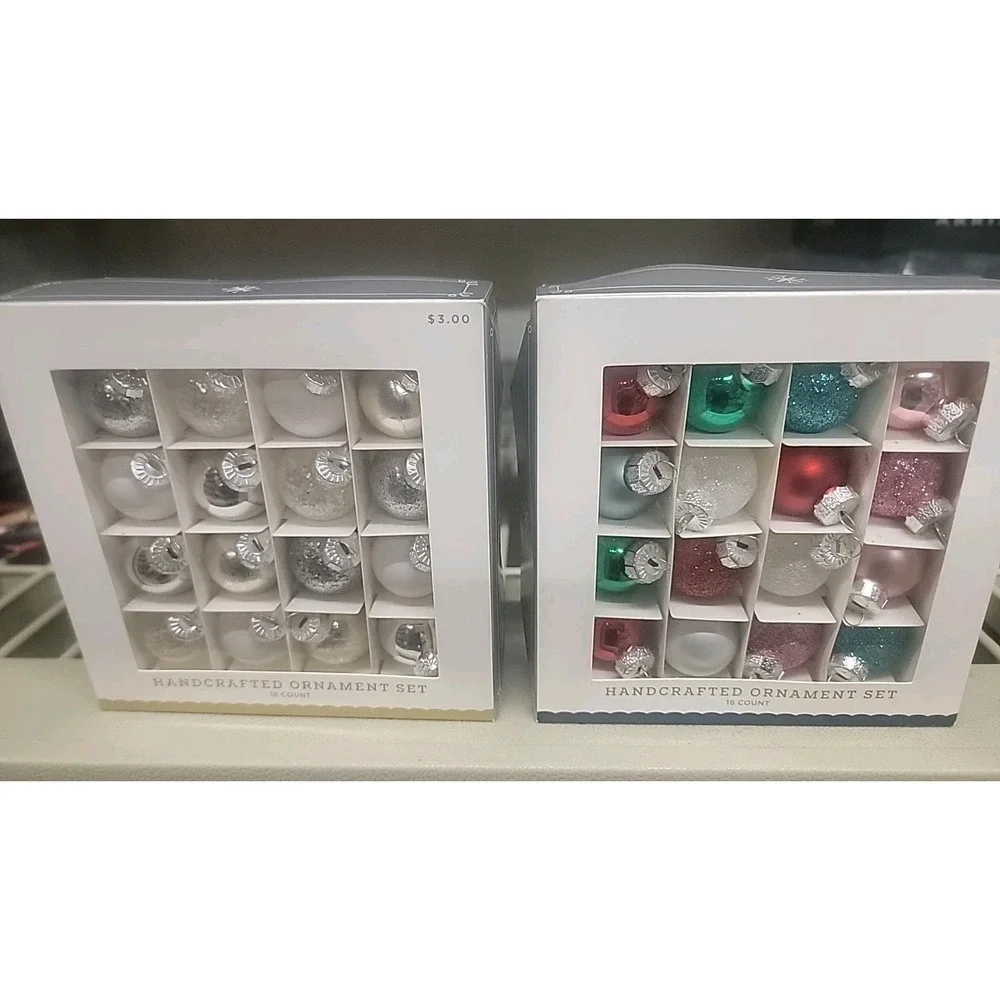 32 Target Wondershop Handcrafted Mini Ball Ornaments 1